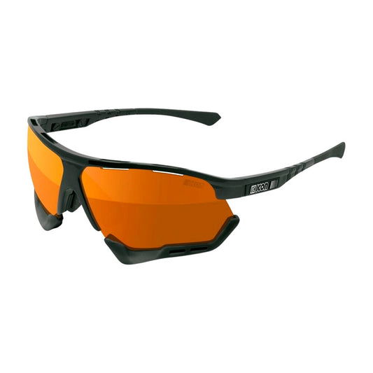 Gafas SCICON Aerocomfort XL Negras (lentes Multiespejo Bronce) - SCICON | ARS Bike Parts