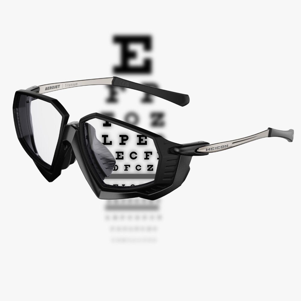 Gafas SCICON Aerojet Titanium Metal Black RX (lentes Transparentes) - SCICON | ARS Bike Parts