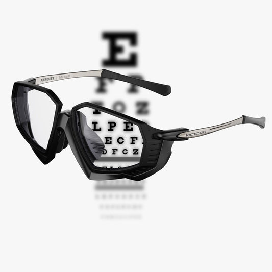 Gafas SCICON Aerojet Titanium Metal Black RX (lentes Transparentes) - SCICON | ARS Bike Parts