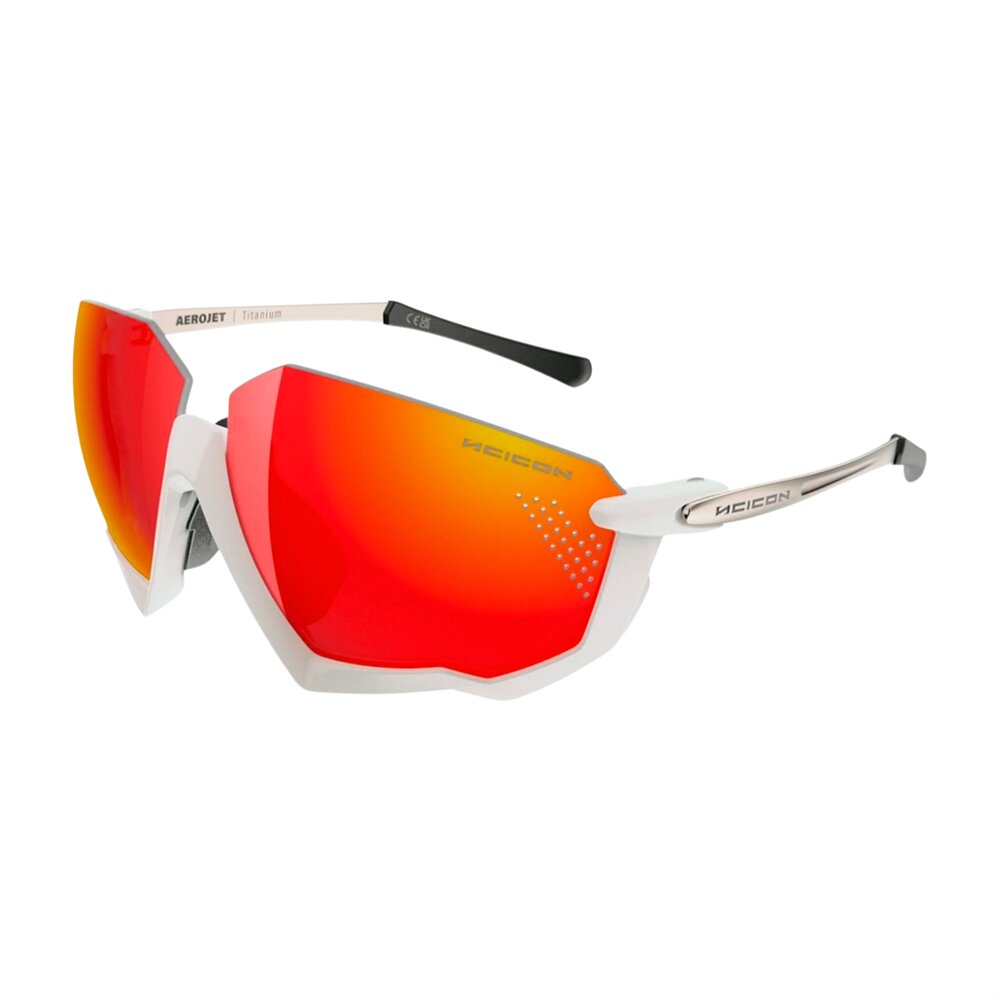 Gafas SCICON Aerojet Titanium Metal White (lentes Multiespejo Rojo) - SCICON | ARS Bike Parts