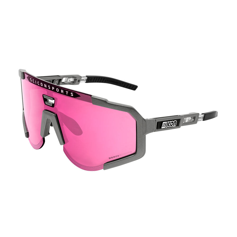 Gafas Scicon Aeroscope Gris Antracita (lente Rosa)
