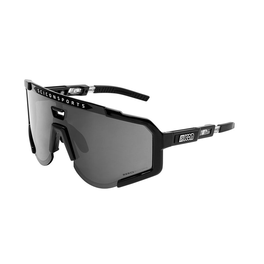 Gafas Scicon Aeroscope Negras (lente Multiespejo Plata)