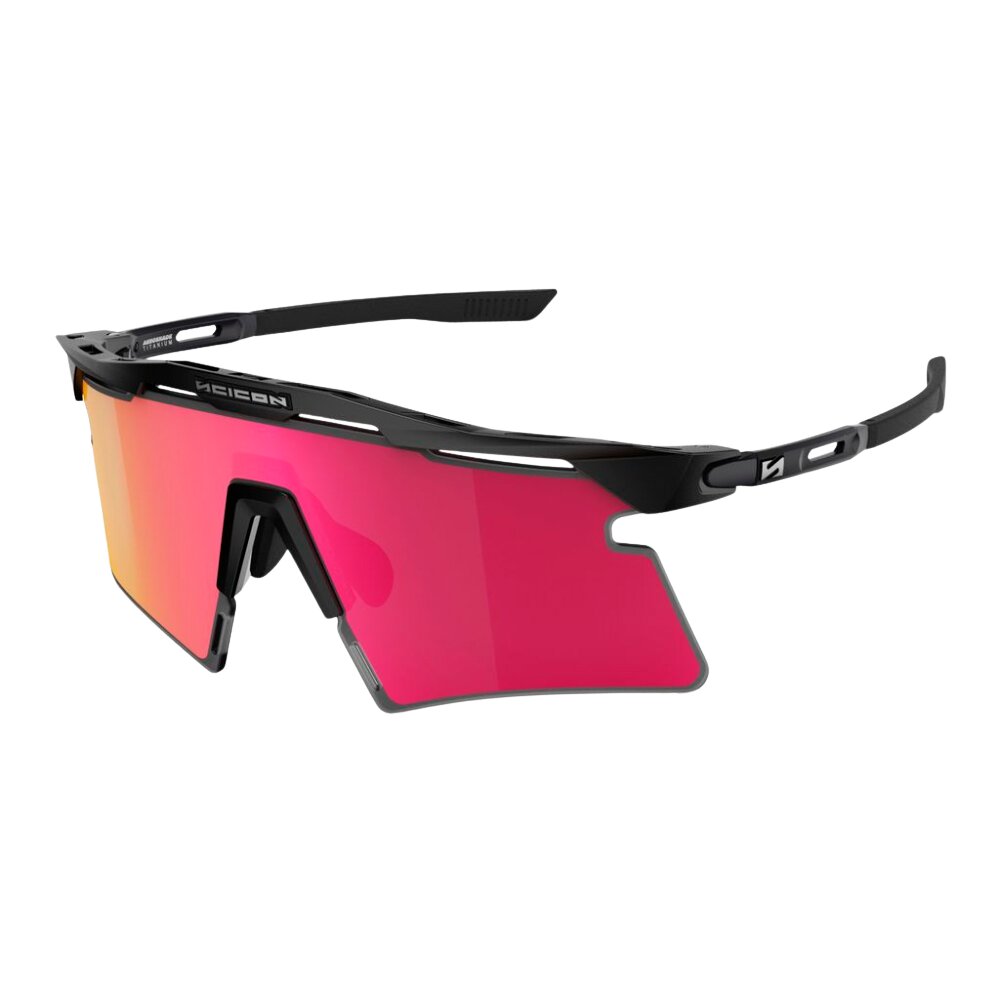 Gafas SCICON Aeroshade 2.0 Titanium Negras Mate (lente Multiespejo Sunburst Pink) - SCICON | ARS Bike Parts