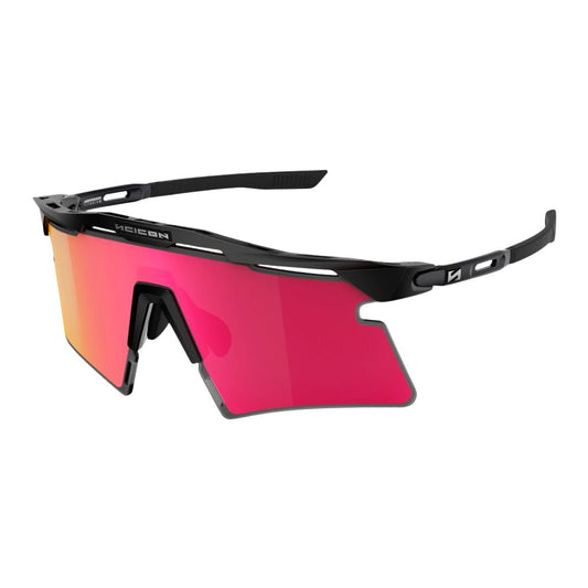Gafas Scicon Aeroshade 2.0 Titanium Negras Mate (lente Multiespejo Sunburst Pink)