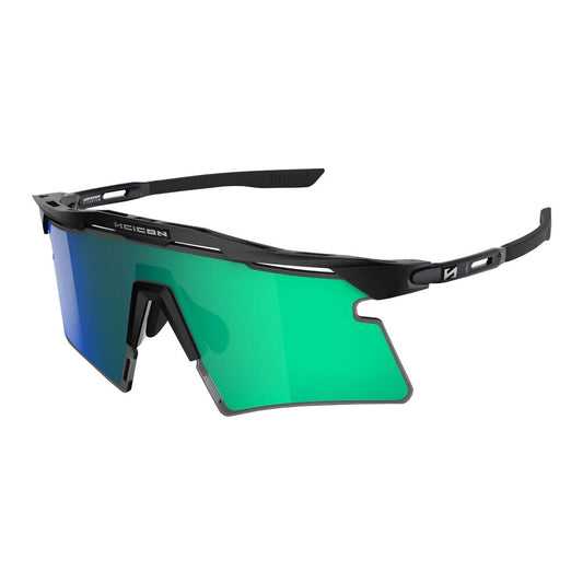 Gafas Scicon Aeroshade 2.0 Titanium Negras Mate (lente Multiespejo Verde)