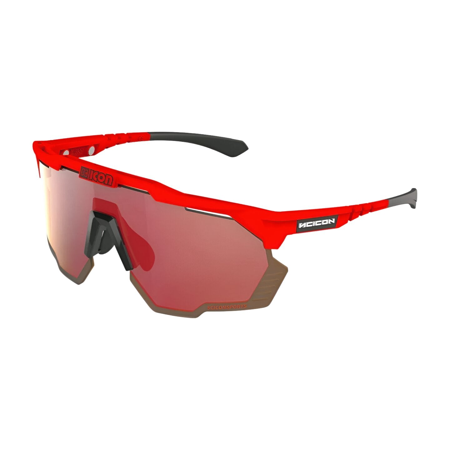 Gafas SCICON Aeroshade Kunken Rojas (lente Multiespejo Roja) - SCICON | ARS Bike Parts
