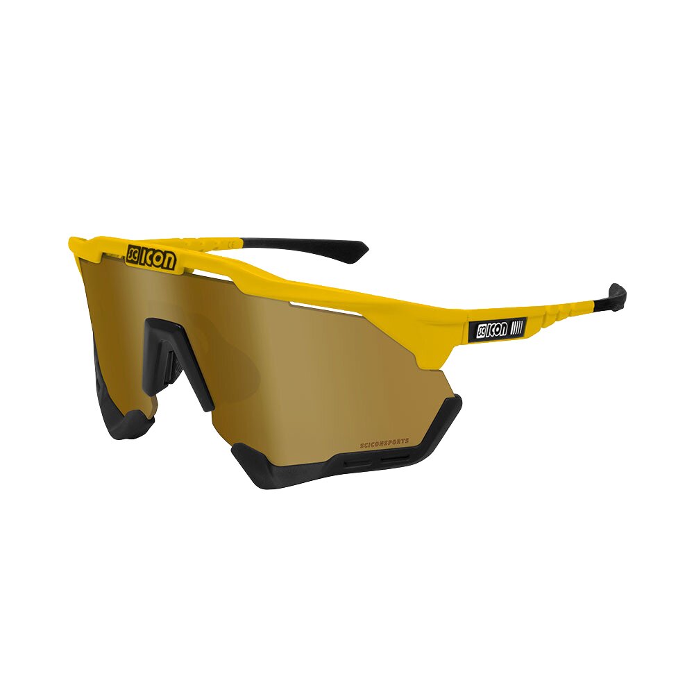 Gafas Scicon Aeroshade XL Amarillo Brillante (lente Multiespejo Bronce)