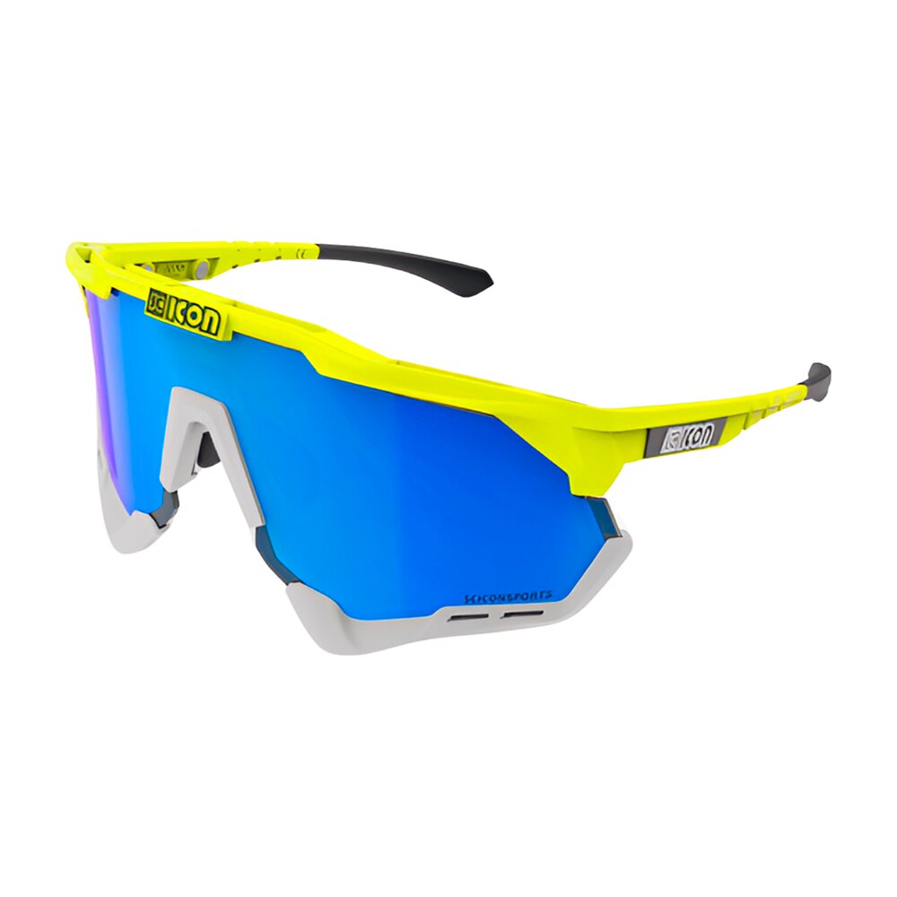Gafas SCICON Aeroshade XL Amarillo Neon (lente Multiespejo Azul) - SCICON | ARS Bike Parts