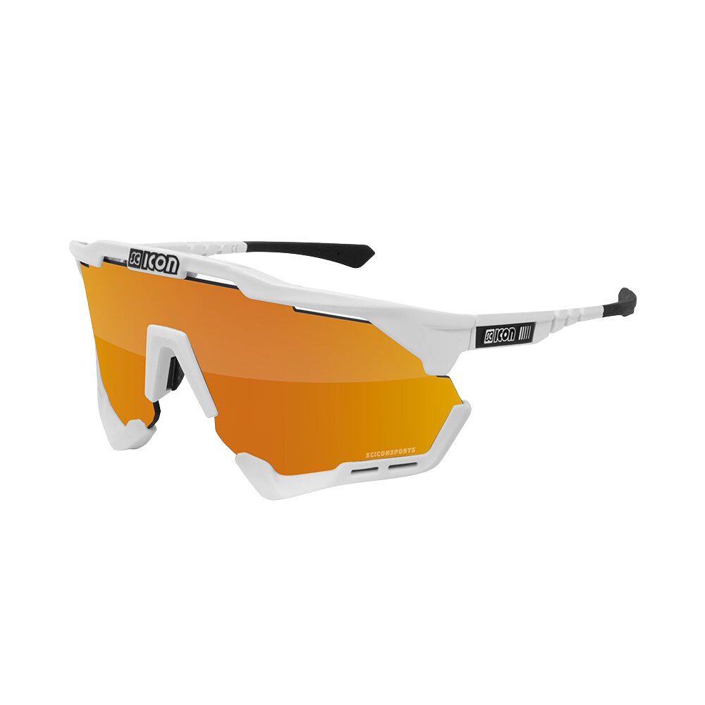 Gafas SCICON Aeroshade XL Blanco Brillante (lente Multiespejo Bronce) - SCICON | ARS Bike Parts