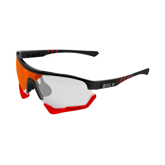 Gafas Scicon Aerotech Negras (lente Fotocromática Roja)