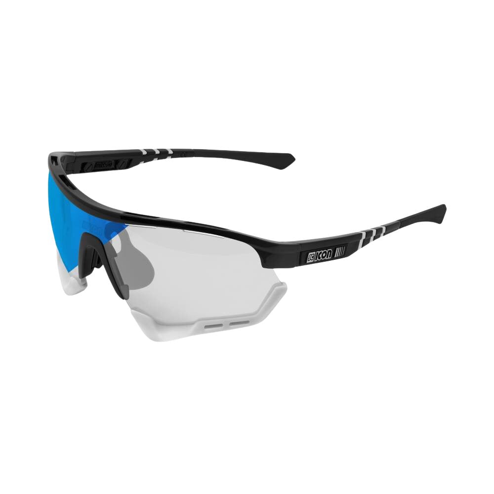 Gafas Scicon Aerotech XL Negras (lente Fotocromática Azul)