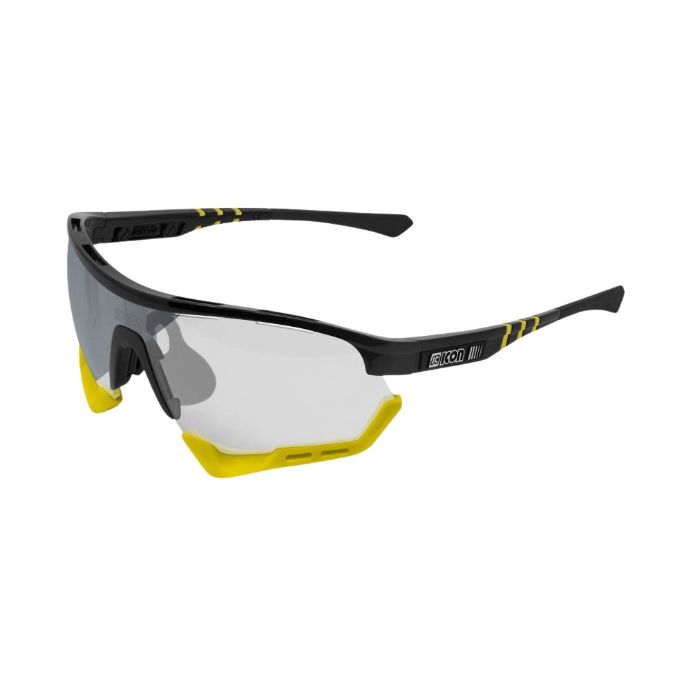 Gafas Scicon Aerotech XL Negras (lente Fotocromática Plata)