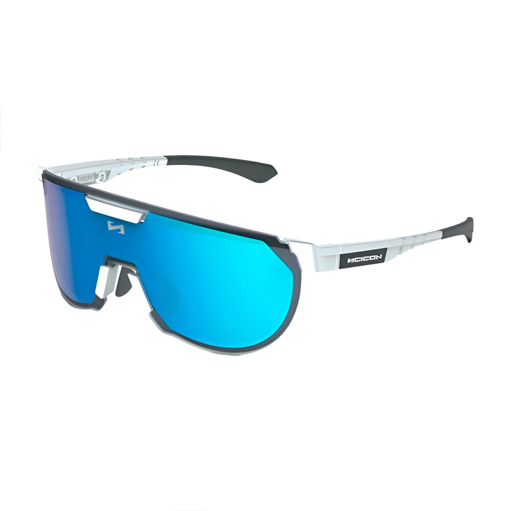 Gafas SCICON Aerotrail Blancas (lente Multiespejo Azul) - SCICON | ARS Bike Parts