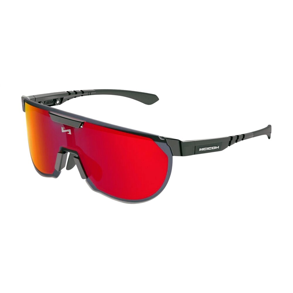 Gafas SCICON Aerotrail Negras (lente Multiespejo Roja) - SCICON | ARS Bike Parts
