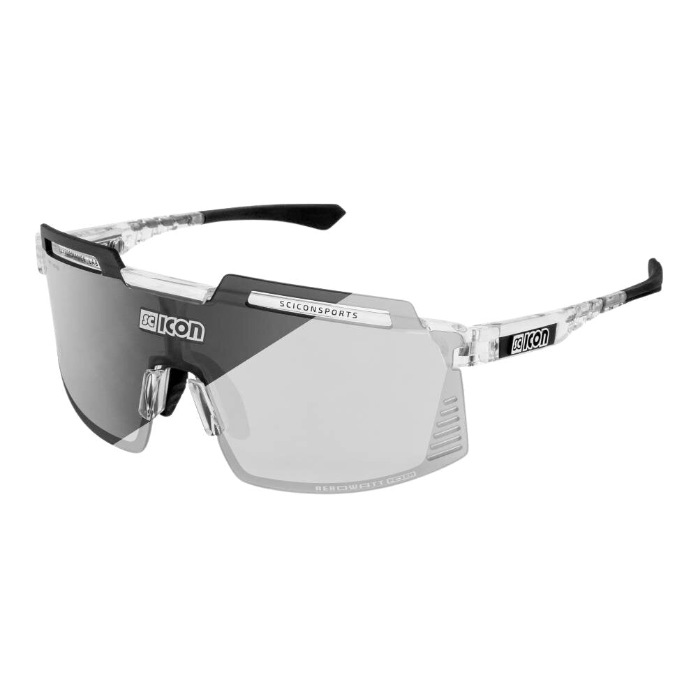 Gafas SCICON Aerowatt Foza Crystal Brillante (lente Fotocromática Plata) - SCICON | ARS Bike Parts