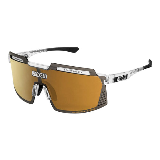 Gafas Scicon Aerowatt Foza Crystal Brillante (lente Multiespejo Bronce)