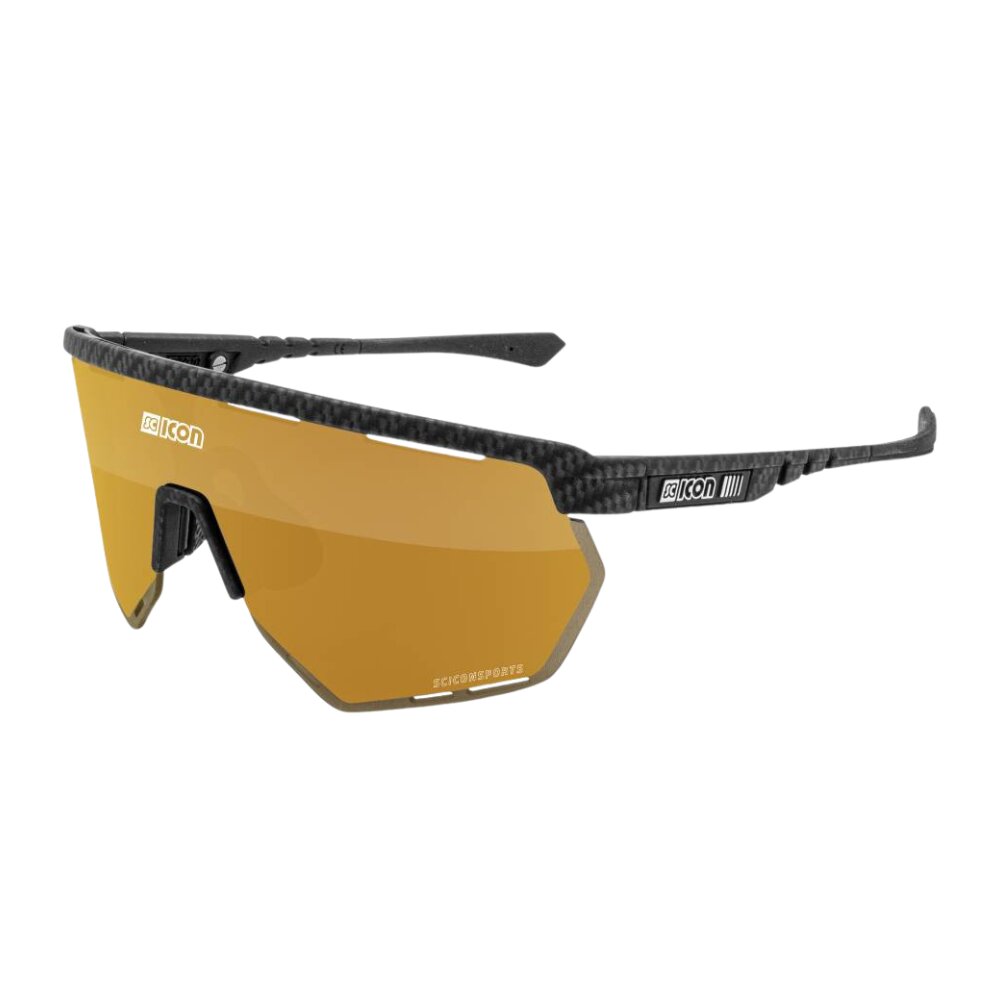 Gafas Scicon Aerowing Carbon Matt (lente Multiespejo Bronce)