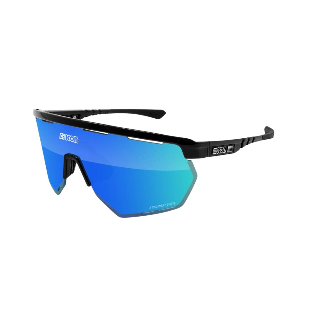 Gafas Scicon Aerowing Negras (lente Multiespejo Azul)