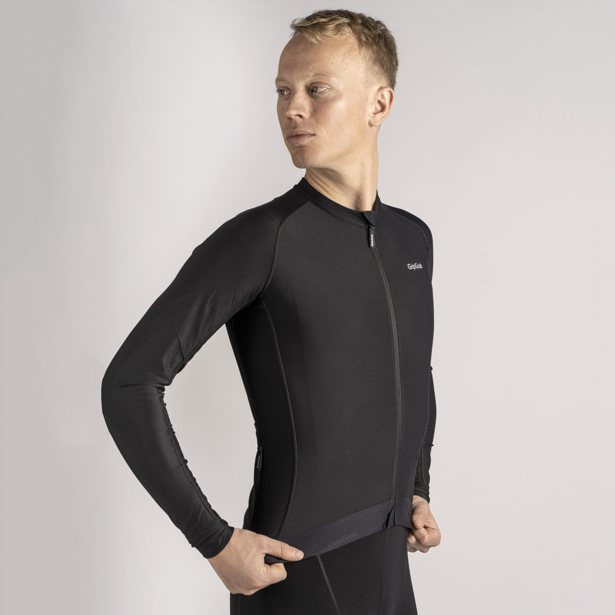 Gripgrab Pacr Long Sleeve Jersey Men's, S, Black