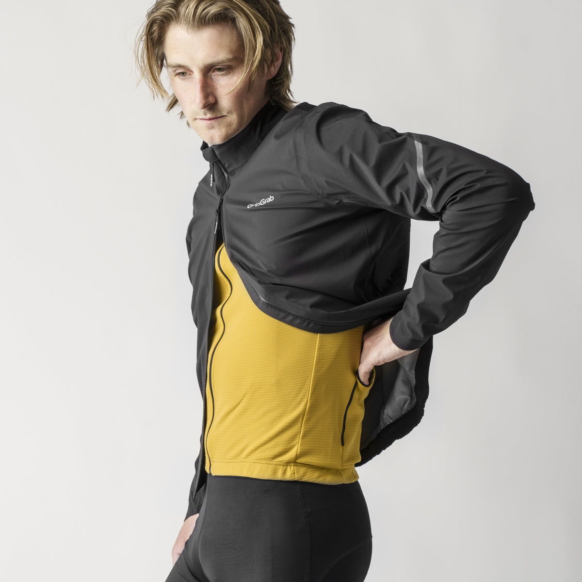 Gripgrab Pacr Waterproof Lightweigh Jacket, Men's, S, Black