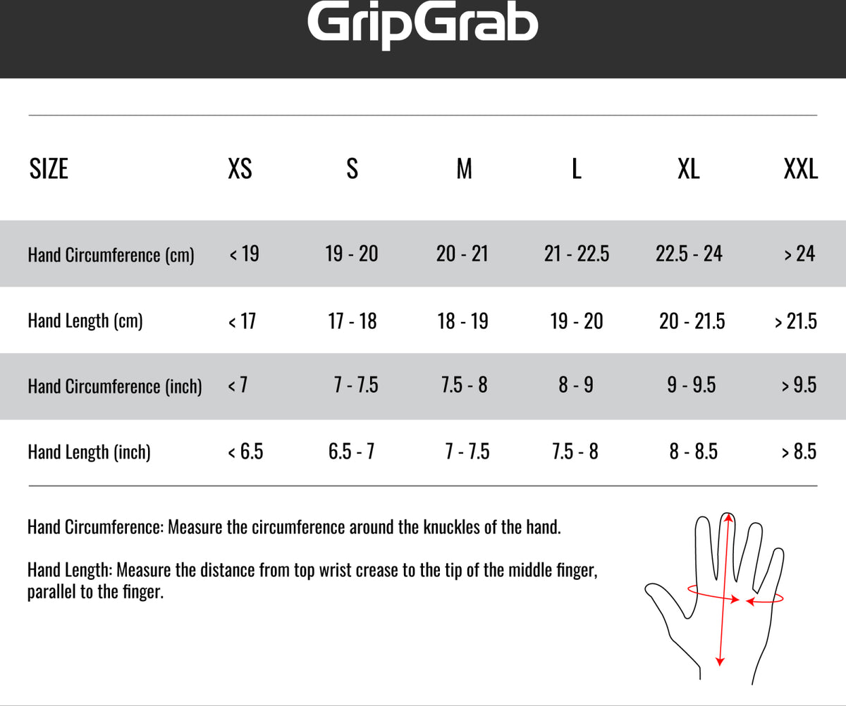 Guantes De Invierno Impermeables Gripgrab Polaris 2 XS, Negro