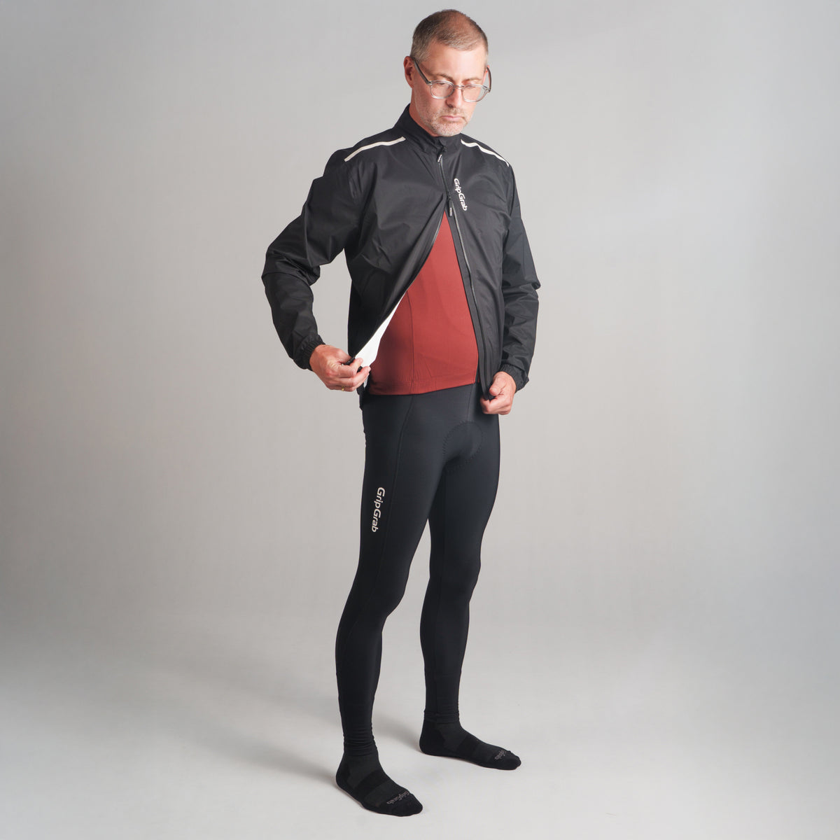 Gripgrab Ride Waterproof Lightweigh Jacket, S, Black