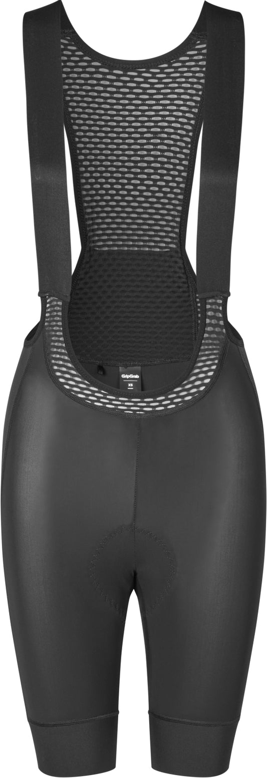 Culotte corto con tirantes para mujer GripGrab W's EXPLR Cargo, XS, Negro