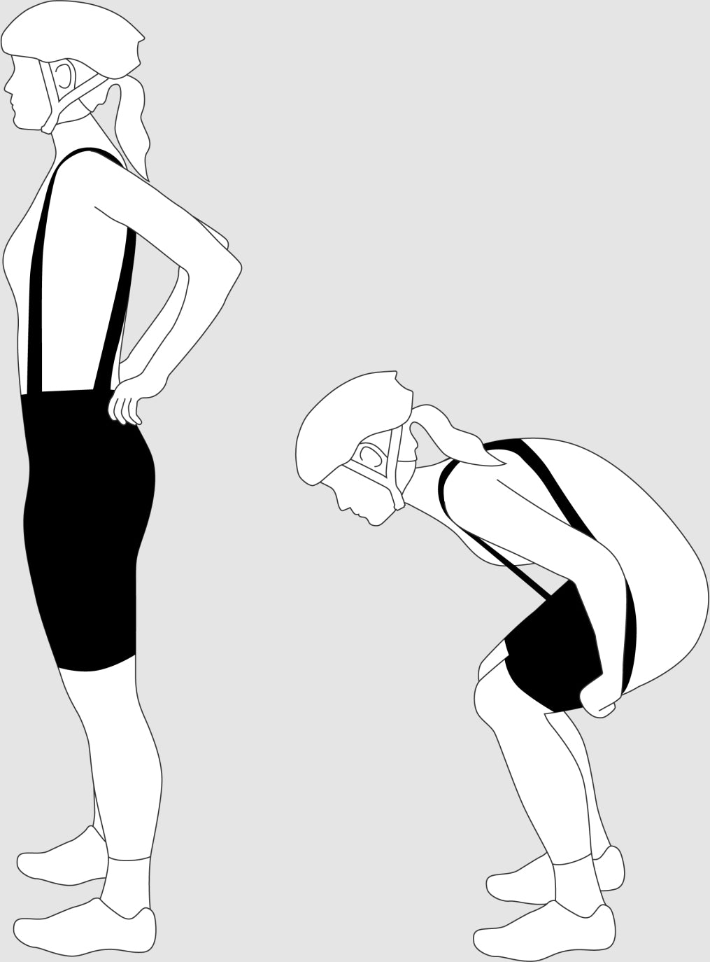 Culotte corto con tirantes GripGrab W's PACR, mujer, XS, negro