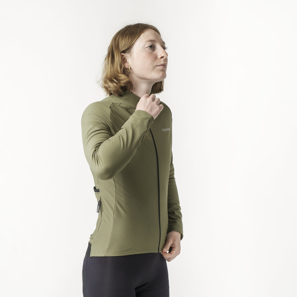 Gripgrab W's Pacr Thermal Long Slee Jersey, Women's, XS, Black