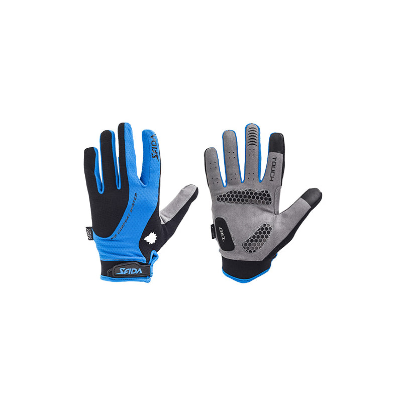 Guantes Largos Sfida Azul/Negro T.XL