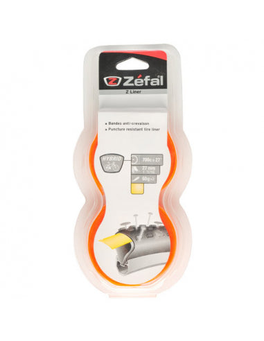 Juego Cinta Antipinchazos Zefal Hibrida Naranja 27mm - ZEFAL | ARS Bike Parts