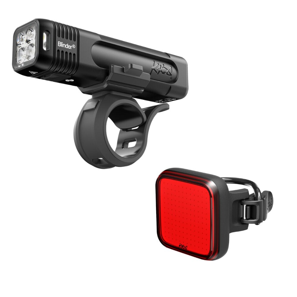 Juego Luces Knog Blinder 1000 + Blinder Square
