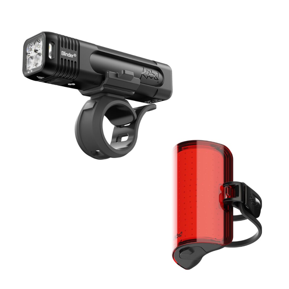 Juego Luces Knog Blinder 1000 + Cobber Reflex