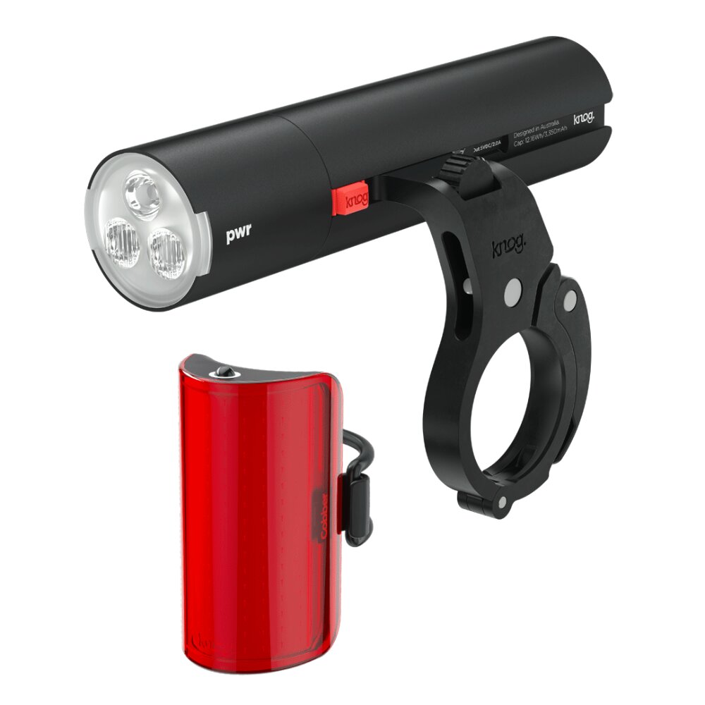 Juego Luces Knog Pwr Road 700 + Mid Cobber