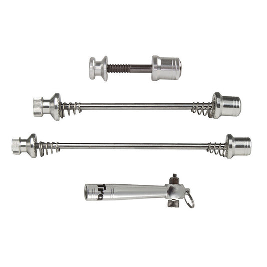 Tranz-X Kit Automaticos Bujes-Sillín Antirrobo Plata - TRANZ-X | ARS Bike Parts