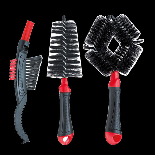 Kit De 3 Cepillos Weldtite Limpia Bicicletas