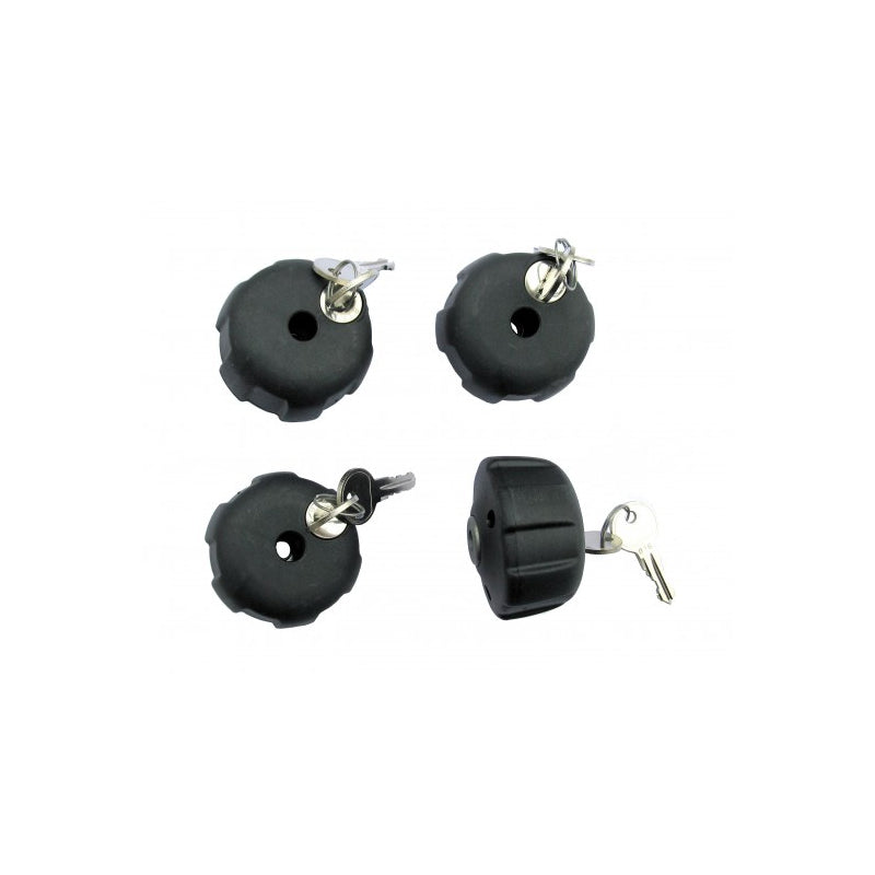 Peruzzo Kit de 4 Pomos Antirrobo con 2 Llaves - PERUZZO | ARS Bike Parts