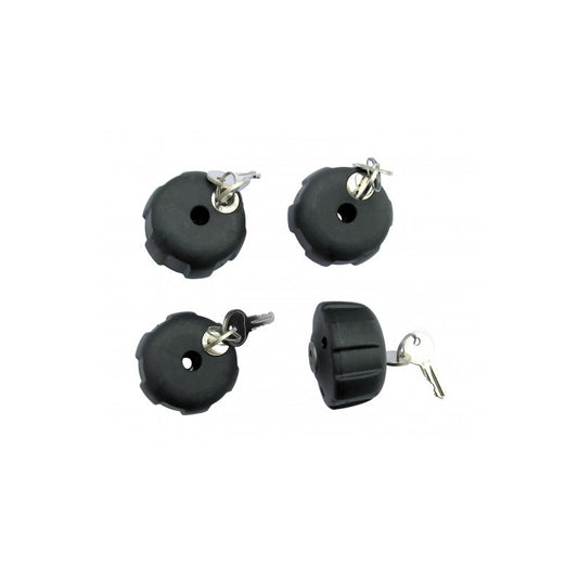 Peruzzo Kit de 4 Pomos Antirrobo con 2 Llaves - PERUZZO | ARS Bike Parts