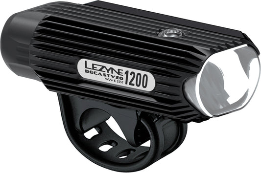 Juego completo Lezyne Deca StVZO 1200 Loaded Kit, luz blanca negro, Y18