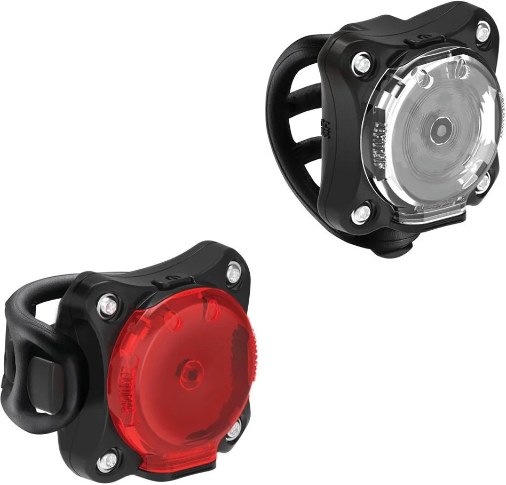 Juego de luces Zecto Drive 250+ / Zecto Drive 200 Incluye soporte de goma de silicona S Negro / Negro