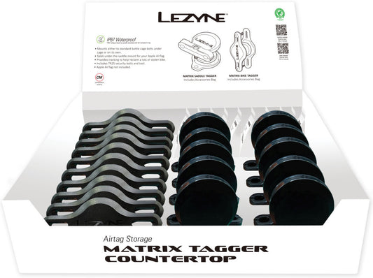 Caja expositora Lezyne Matrix Tagger Negro