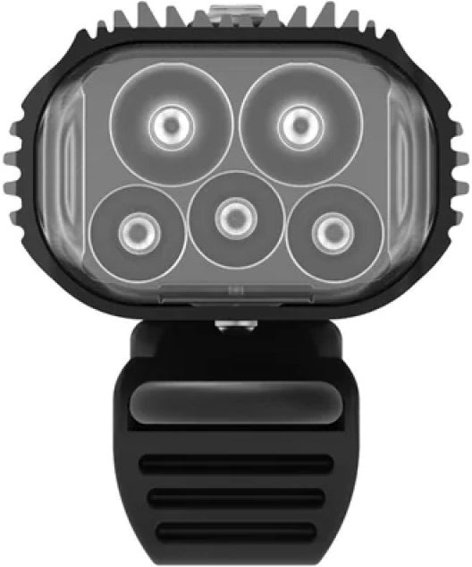 Kit cargado Mega Drive 2400+ Luz delantera 2400 Lúmenes Recargable por USB-C Negra