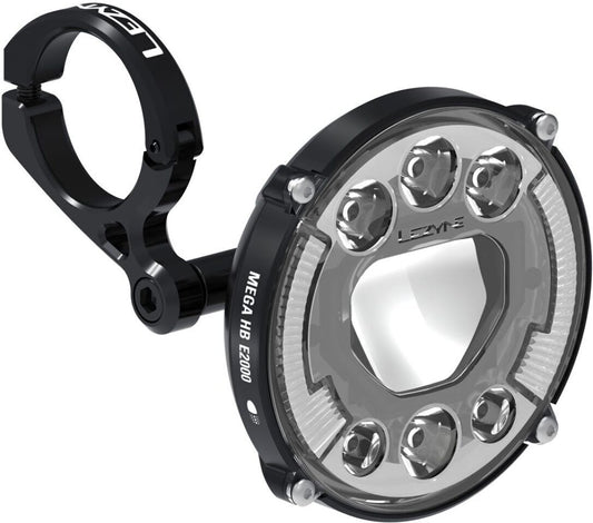 Luz delantera Lezyne Mega HB StVZO E2000 Negro/Blanco, Y16