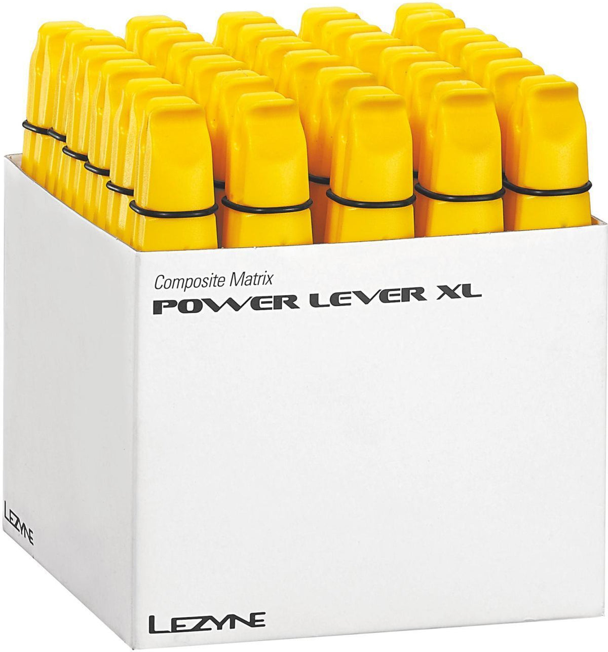Desmontables de cubierta Lezyne Power Lever XL, negro, material compuesto, caja expositora, 30 uds.