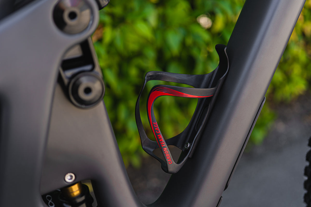 Portabidón Lezyne Carbon Team, Negro-Verde