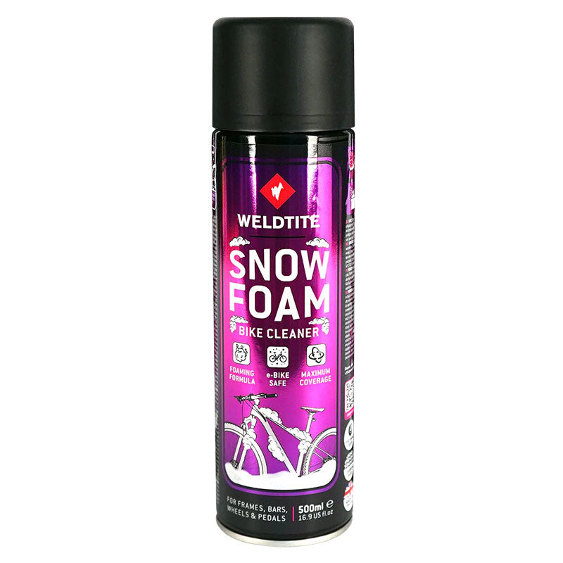Weldtite Limpiador Espuma Pro Ultra Snow Foam Aerosol 500ml ( Limpia Toda la Bici sin Usar Agua) - WELDTITE | ARS Bike Parts
