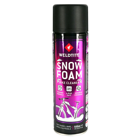 Weldtite Limpiador Espuma Pro Ultra Snow Foam Aerosol 500ml ( Limpia Toda la Bici sin Usar Agua) - WELDTITE | ARS Bike Parts