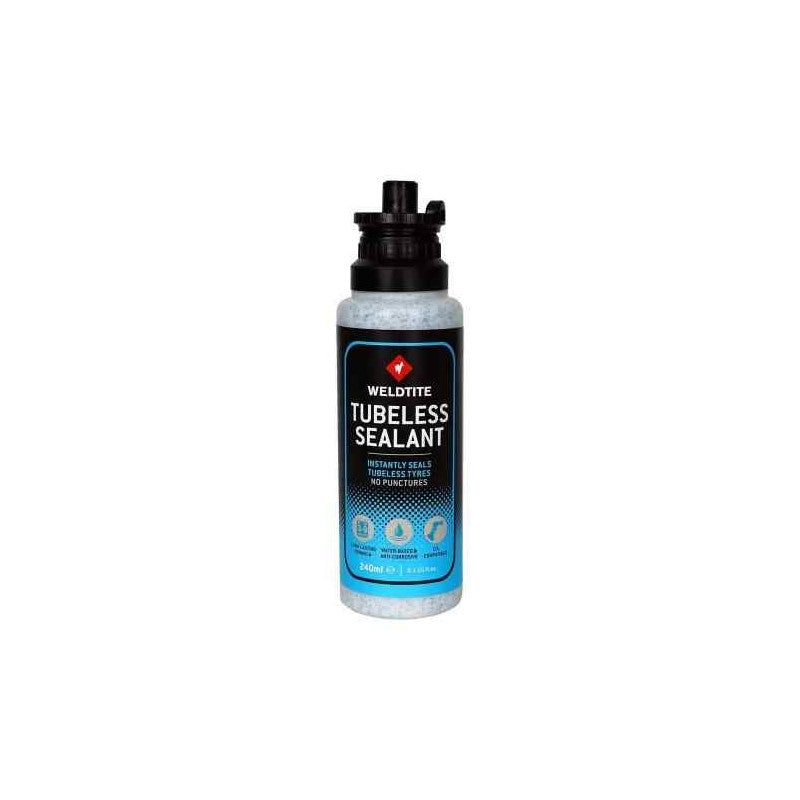 Weldtite Líquido Sellante Antipinchazos para Tubeless 240ml Super Premium con Virutas de Caucho - WELDTITE | ARS Bike Parts
