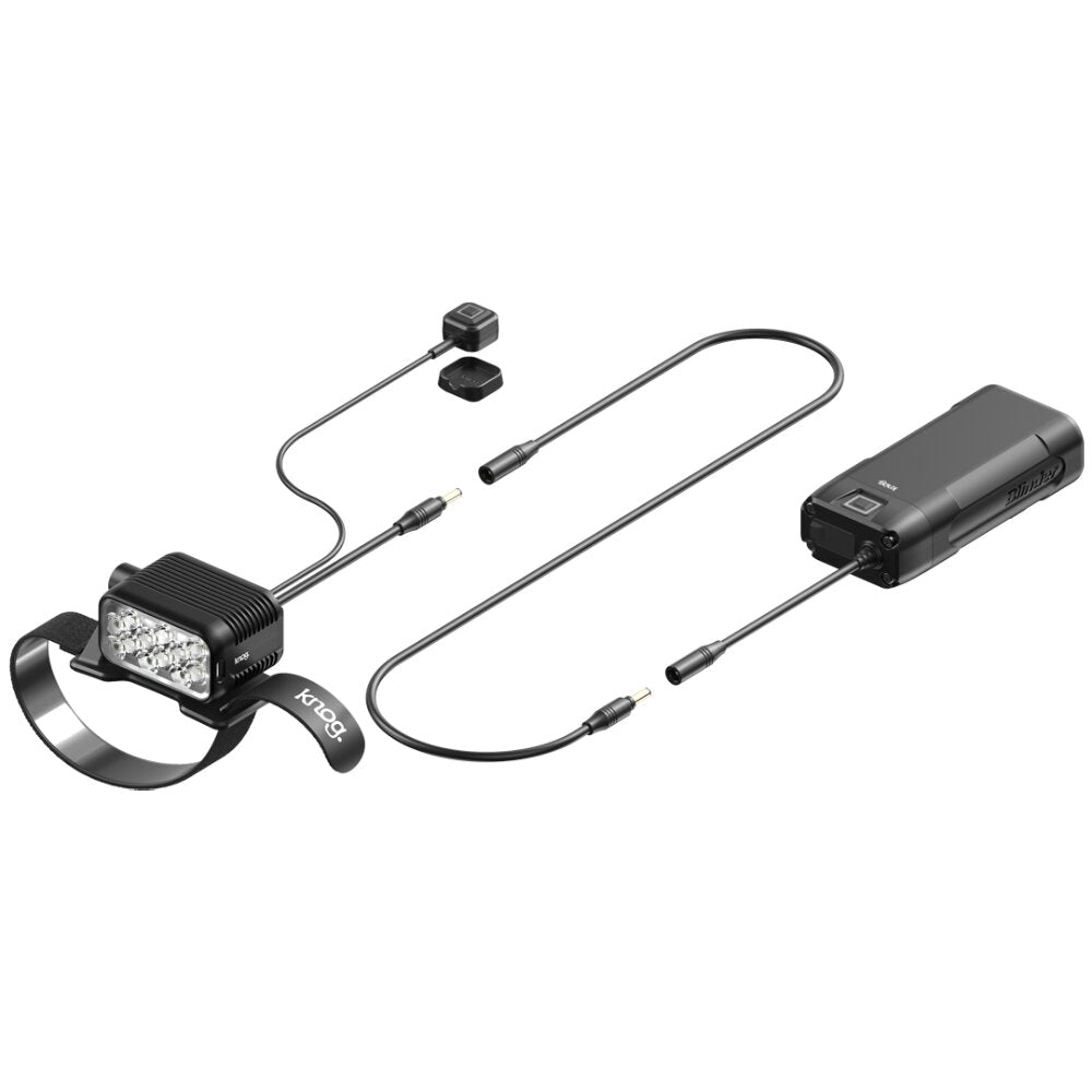 Luz Delantera Knog Blinder X 2300 + Kit Casco