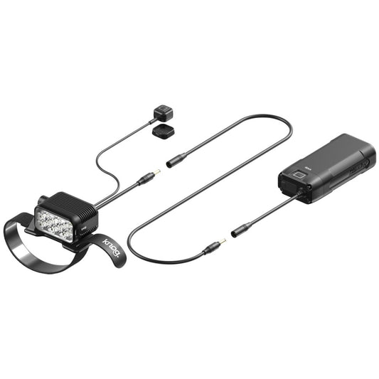 Luz Delantera Knog Blinder X 2300 + Kit Casco